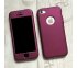 360° kryt Mate silikónový iPhone 5/5S/SE - fialový